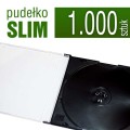 pudełko plastikowe SLIM do płyt CD, DVD
