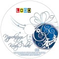 Płyty z kolędami w pudełku CD-BOX - nadruk na płycie - wzór BK-369