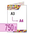 Ulotki składane A3 do A4 w atrakcyjnej niskiej cenie