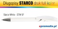 Długopisy STARCO WHITE z nadrukiem cyfrowym UV FULL KOLOR - kolorystyka STW 07