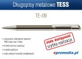 Długopisy metalowe TESS z grawerem - kolor TE-09 grafitowy