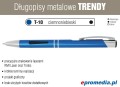 Długopisy metalowe TRENDY z grawerem - kolor T-10 ciemnoniebieski