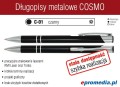 Długopisy metalowe COSMO z grawerem - kolor C-01 czarny