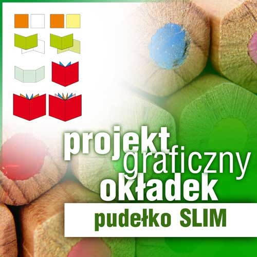 Projekt graficzny - okładki do pudełka SLIM
