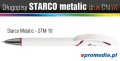 Długopisy STARCO METALIC z nadrukiem cyfrowym UV FULL KOLOR - kolorystyka STM 10