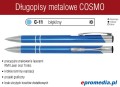 Długopisy metalowe COSMO z grawerem - kolor C-11 błękitny