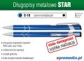Długopisy metalowe STAR z grawerem laserowym - kolor S-10 ciemnoniebieski