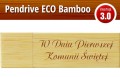 Pendrive okolicznościowy drewniany - Pierwsza Komunia Święta - PK 6005 EKO BAMBOO