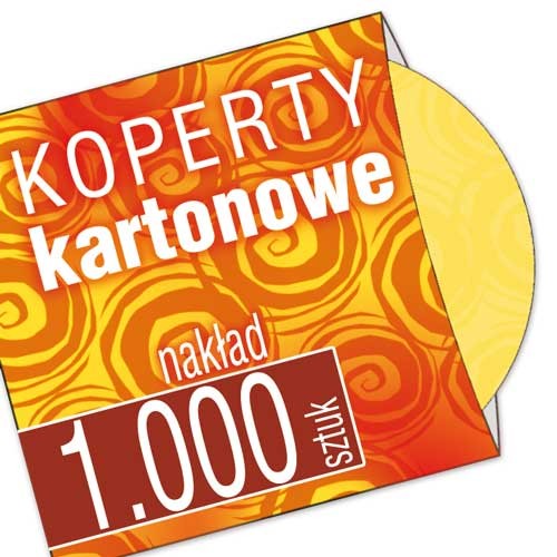 Koperta kartonowa, druk full kolor - 1.000 szt.