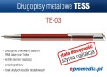Długopisy metalowe TESS z grawerem - kolor TE-03 czerwony