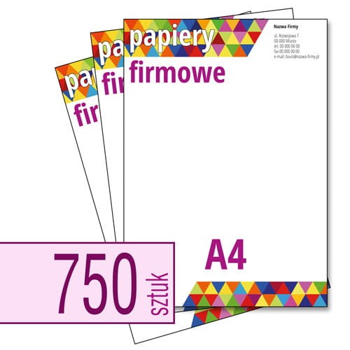 Papiery firmowe A4 - w atrakcyjnej niskiej cenie
