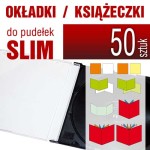 Druk okładek, książeczek do pudełka SLIM - pakiet 50 szt.