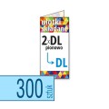 Ulotki składane 2xDL pionowo do DL w atrakcyjnej niskiej cenie