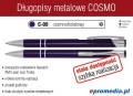 Długopisy metalowe COSMO z grawerem - kolor C-09 ciemnofioletowy
