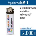 zapalniczki NM-1 z nadrukiem pełnokolorowym CMYK