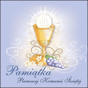 Koperta kartonowa - Pierwsza Komunia Święta - wzór PK 6015
