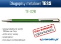 Długopisy metalowe TESS z grawerem - kolor TE-02B jasnozielony