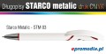 Długopisy STARCO METALIC z nadrukiem cyfrowym UV FULL KOLOR - kolorystyka STM 03