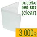pudełko plastikowe DVD-BOX clear - do płyt CD, DVD