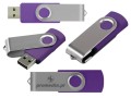 Pendrive Twister - kolor obudowy fioletowy