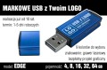 Pendrive EDGE 16 GB z grawerem - kolor niebieski