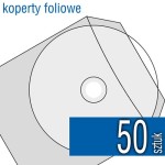 Koperta FOLIOWA z klapką - pakiet 50 szt.
