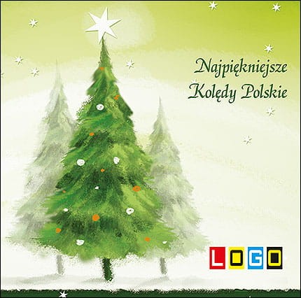 Płyty z kolędami w pudełku CD-BOX - okładka - wzór BK-003