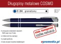 Długopisy metalowe COSMO z grawerem - kolor C-24 granatowy